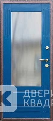 Дверь с зеркалом металлическая ДЗМ-001
