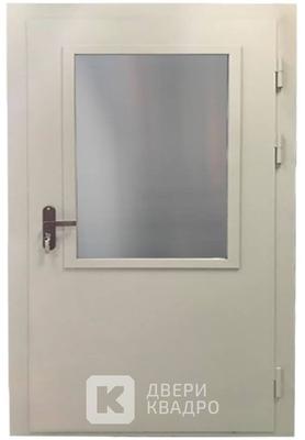 Тамбурная металлическая дверь с стеклопакетом ТДМ-011
