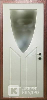 Металлическая дверь с зеркалом на заказ ДЗМ-009