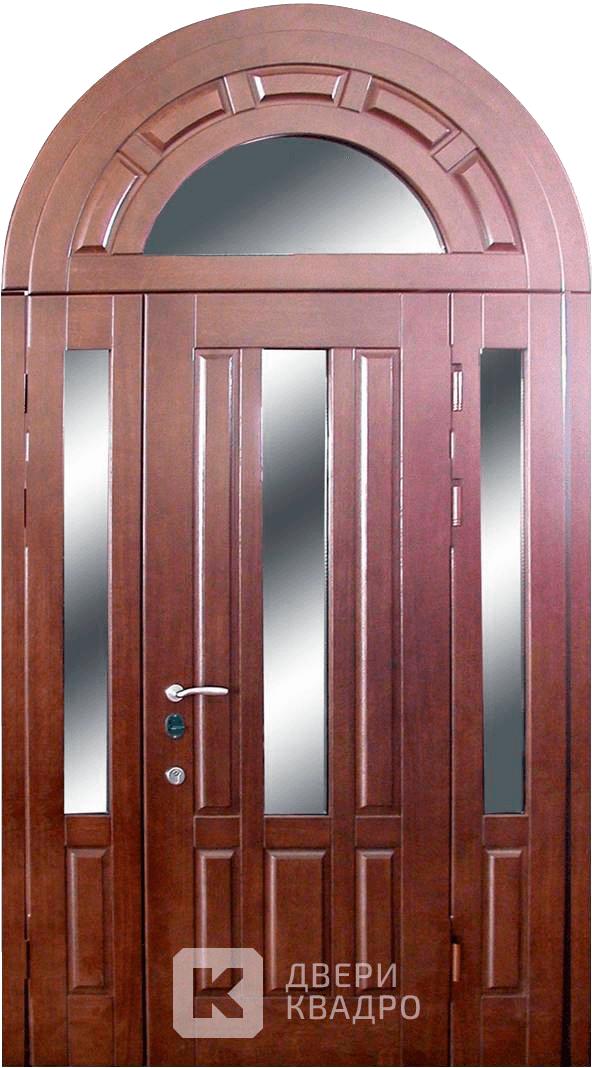Стальная дверь со стеклопакетом на заказ СТМ-016