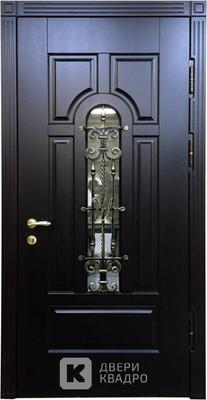 Одностворчатая дверь с элементами ковки ДКМ-009