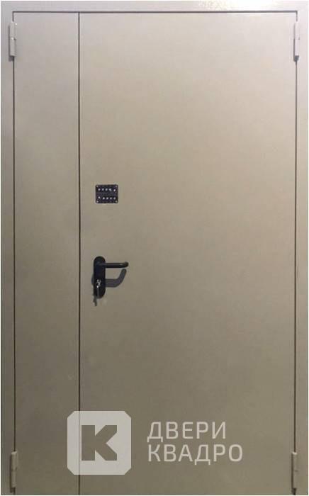 Стальная дверь полуторная с кодовым замком ППМ-005