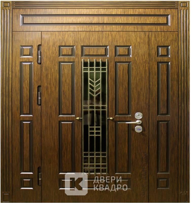 Металлическая дверь с ковкой ДМД-006