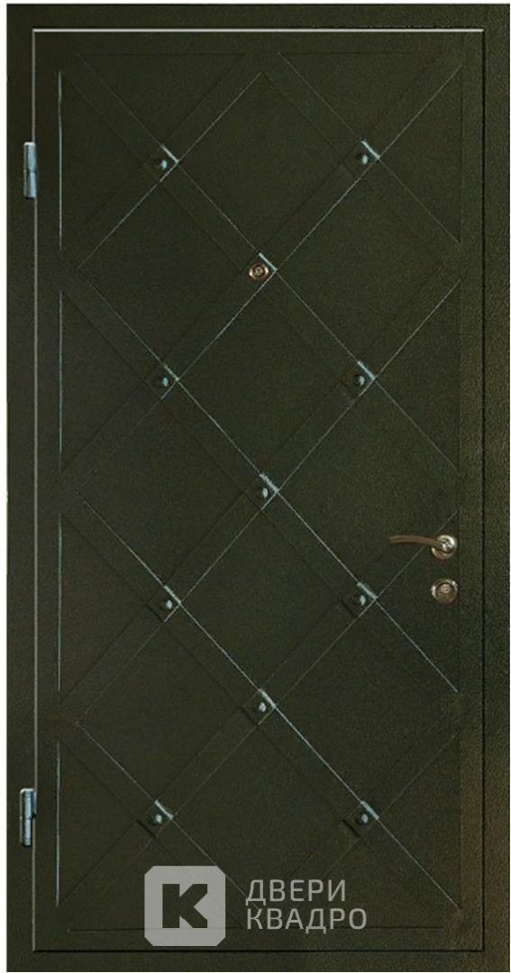 Металлическая дверь с ковкой УЛМ-019