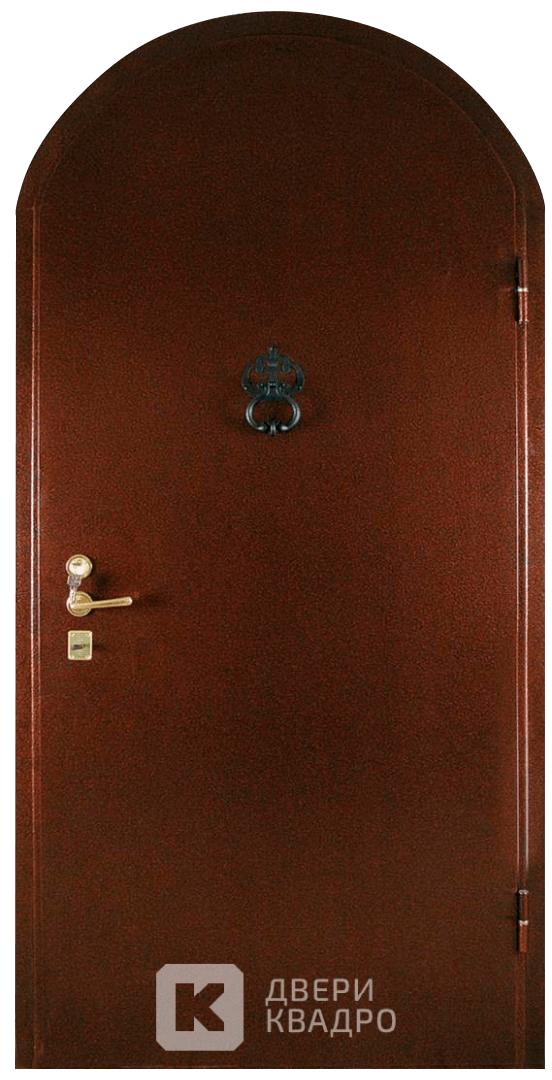 Утепленная арочная металлическая дверь УТМ-024