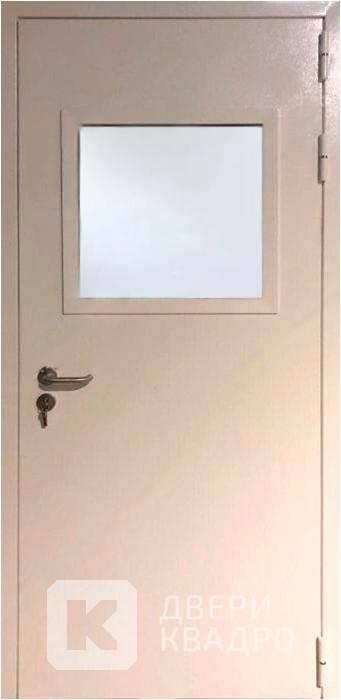 Однопольная дверь противопожарная со стеклопакетом ППМ-019