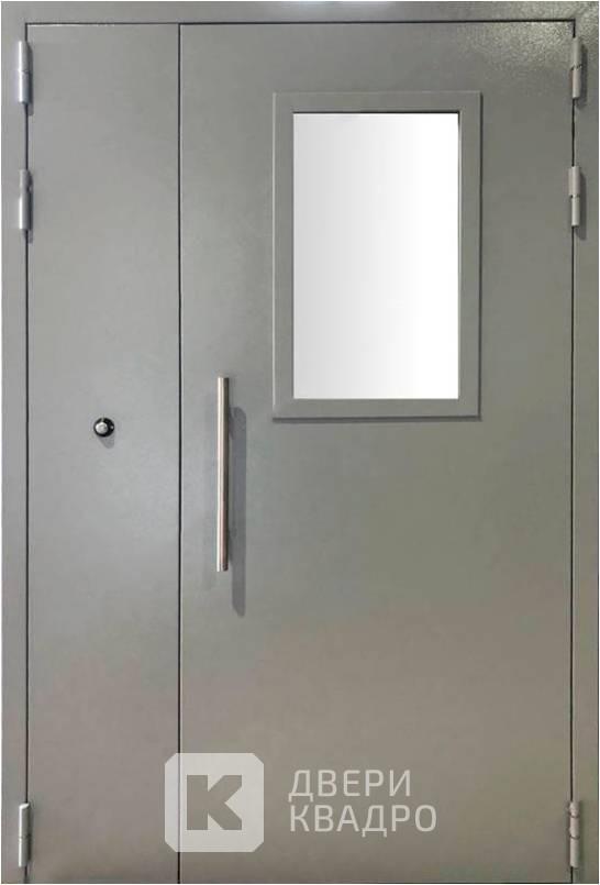 Противопожарная дверь двухстворчатая металлическая EI 60 ППМ-020